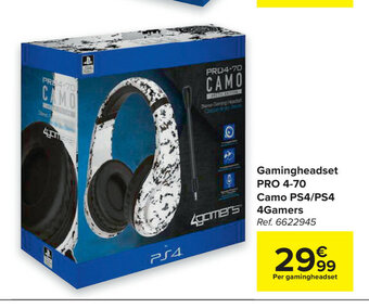 Gamingheadset PRO 4-70 Camo PS4/PS4 4Gamers