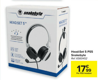 Carrefour Head: Set 5 PS5 Snakebyte aanbieding