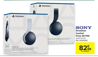 Carrefour Sony Draadloze headset Pulse 3D PS5 aanbieding