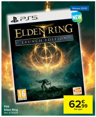 Carrefour PS5 Elden Ring aanbieding