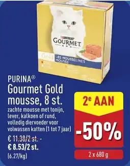 ALDI Purina Gourmet Gold Mousse aanbieding