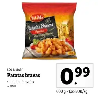 Lidl Sol & Mar Patatas bravas 600 g aanbieding