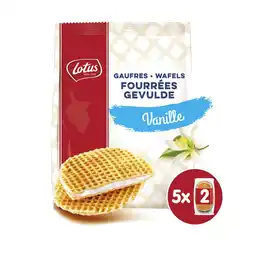 Albert Heijn Lotus Gevulde wafel vanille bel aanbieding