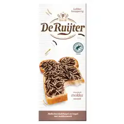 Albert Heijn De Ruijter Chocolade mokkasmaak aanbieding