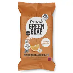 Albert Heijn Marcel's Green Soap Hygienische doekjes orange & jasmin aanbieding