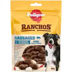Albert Heijn Pedigree Ranchos sausages varken met appel aanbieding