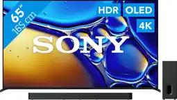 Coolblue Sony Bravia 8 II 65 QD-OLED (2025) + Sony Bravia Theatre Bar 7 Zwart aanbieding