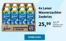 Plein.nl Lenor Wasverzachter Zeebries aanbieding