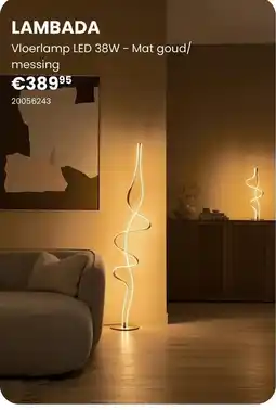 Europoint Vloerlamp LED 38W aanbieding