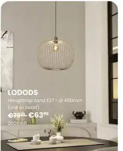 Europoint Hanglamp zand aanbieding