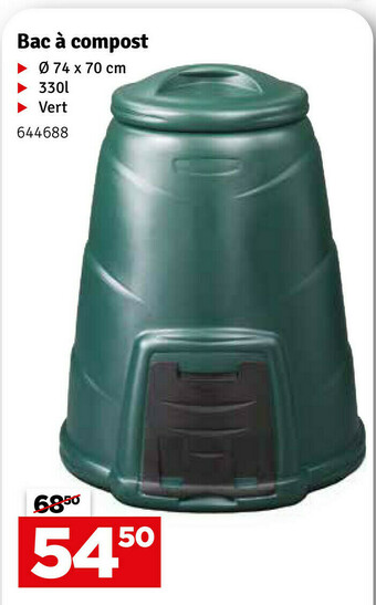 Mr Bricolage Bac a compost aanbieding