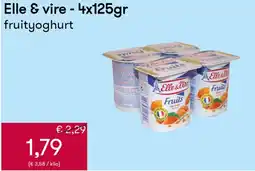 Peltri Elle & vire fruityoghurt aanbieding