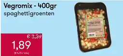 Peltri Vegromix spaghettigroenten aanbieding
