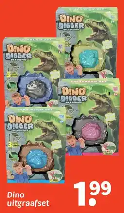 Wibra Dino uitgraafset aanbieding