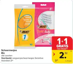 Carrefour Market Scheermesjes Bic aanbieding