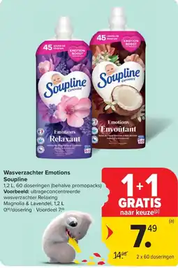 Carrefour Market Wasverzachter Emotions Soupline aanbieding