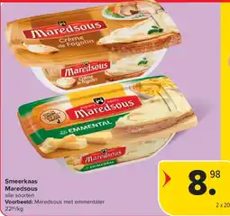 Carrefour Market Smeerkaas Maredsous aanbieding
