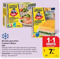 Carrefour Market bereide gerechten captain's bistro iglo aanbieding