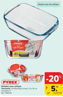 Carrefour Schalen voor airfryer aanbieding