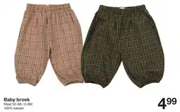 Zeeman Baby broek aanbieding