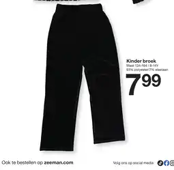 Zeeman Kinder broek aanbieding