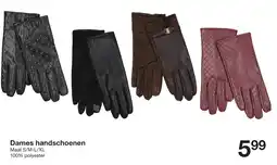 Zeeman Dames handschoenen aanbieding