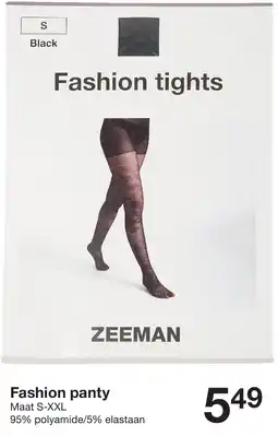 Zeeman Fashion panty aanbieding