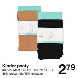 Zeeman Kinder panty aanbieding