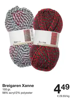Zeeman Breigaren Xanne aanbieding