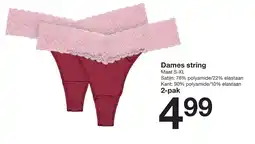Zeeman Dames string aanbieding