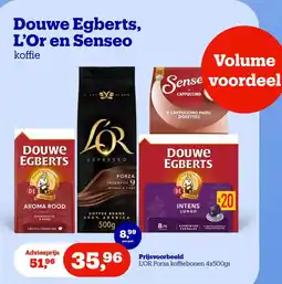 Bol.com Douwe Egberts, L'Or en Senseo koffie aanbieding