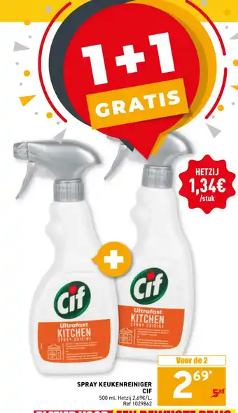 Spray keukenreiniger cif