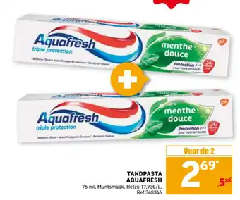 Tandpasta aquafresh