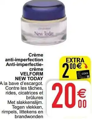 Cora Crème anti-imperfection anti-imperfectiecrème velform new today aanbieding