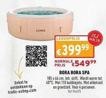 Trafic Bora bora spa aanbieding