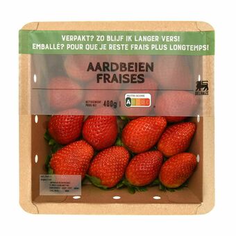 Delhaize Aardbeien aanbieding