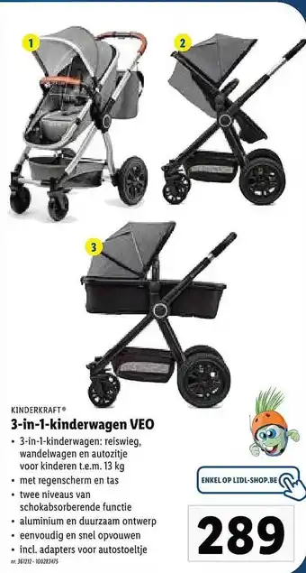 Kinderkraft 3-in-1 Kinderwagen Veo