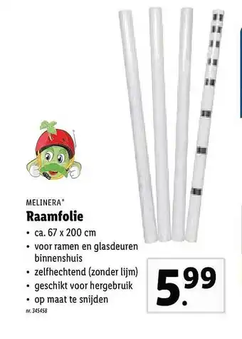 Lidl Melinera Raamfolie aanbieding