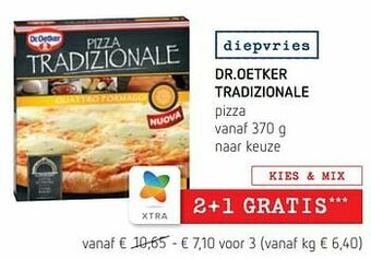 Spar Colruyt Dr.oetker tradizionale pizza aanbieding