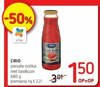 Cirio passata rustica met basilicum