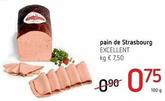 Spar Colruyt Pain de strasbourg excellent aanbieding