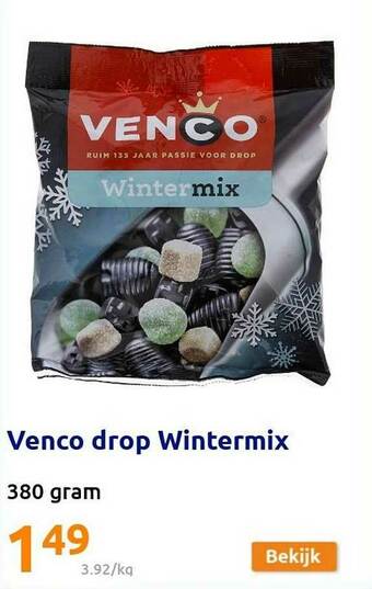 Action Venco Drop Wintermix aanbieding