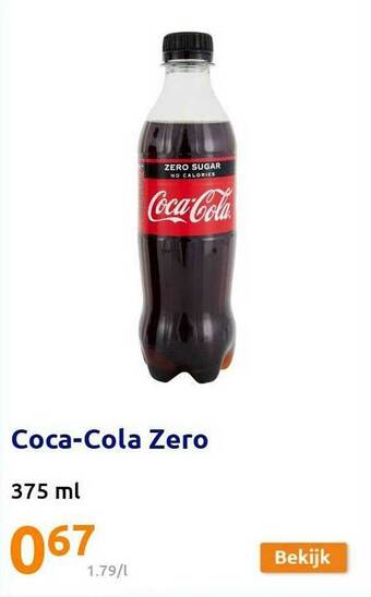 Action Coca Cola Zero aanbieding