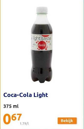 Action Coca Cola Light aanbieding