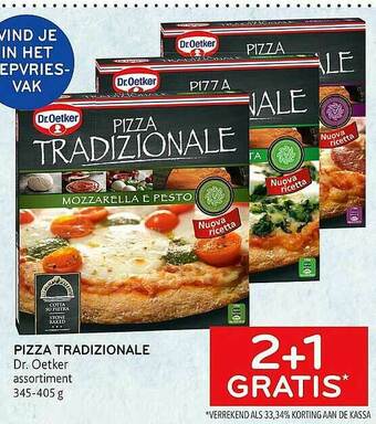 Alvo Pizza Tradizionale Dr Oetker aanbieding