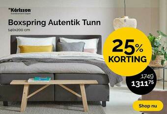 Beter Bed Boxspring Autentik Tunn aanbieding