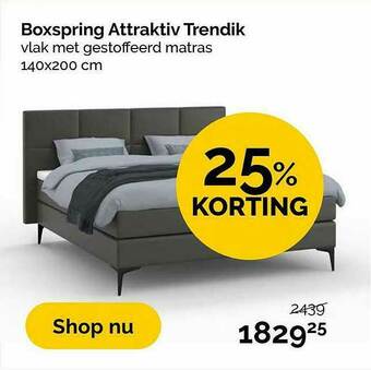 Beter Bed Boxspring Attraktiv Trendik aanbieding
