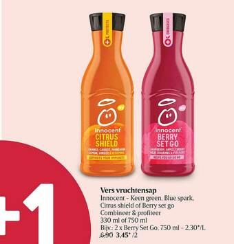 Delhaize Vers Vruchtensap aanbieding