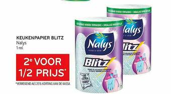Alvo Keukenpapier Blitz Nalys aanbieding