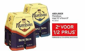Alvo Abdijbier Maredsous aanbieding